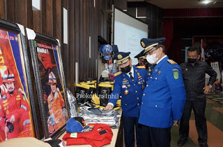 Bupati Bersama Unsur Forkopimda Inhil Hadiri HUT Damkar ke 102 Tahun