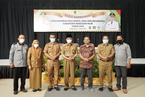 Bupati Inhil Buka Rakor Pemutakhiran Data Profil Desa dan Kelurahan