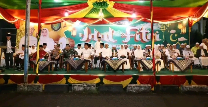 Diikuti 20 Ribu Lebih Peserta, Pj.Bupati Herman Lepas Peserta Pawai Idul Fitri 1445 H