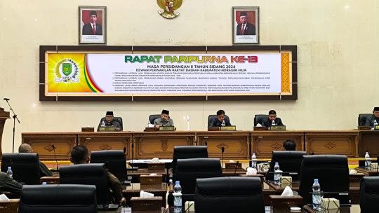 DPRD Inhil Gelar Rapat Paripurna ke–13 Masa Persidangan II Tahun 2024