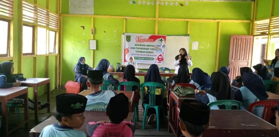 Kegiatan Skrining Anemia, Skrining PTM dan Skrining TBC di Yayasan Darul Ulum
