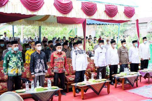 Ketua DPRD Inhil Bantu Penganggaran Gedung Tahfidz Qur’an Ja’Fariyah Teluk Pinang Ditahun Mendatang