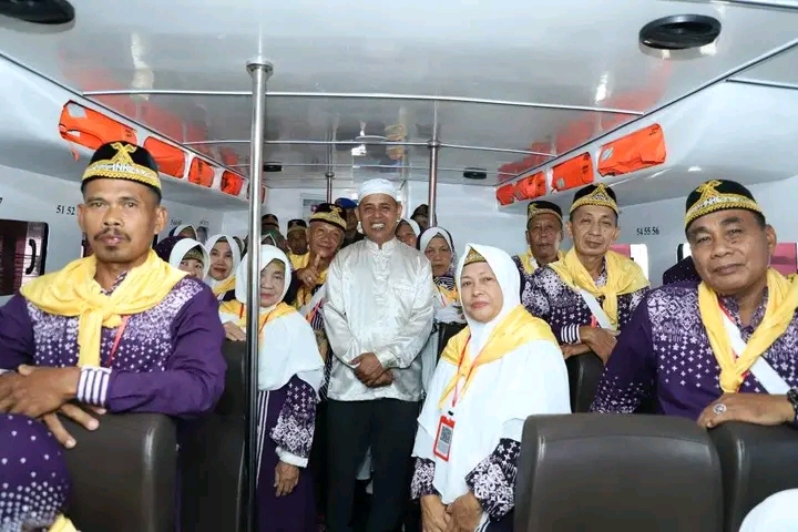 Lepas Keberangkatan 21 Orang CJH Kab. Inhil, Pj. Bupati Berharap CJH Dapat Menjadi Haji yang Mabrur