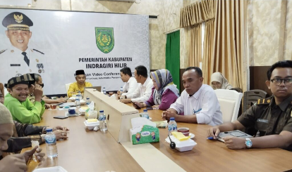 Mewakili Pj Bupati Inhil, Asist. II Junaidy Ismail Pimpin Rakor Pengendalian Inflasi Daerah