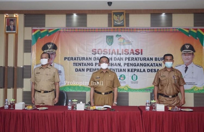 Dinas PMD Inhil Sosialisasi Perda dan Perbup Tentang Pemilu
