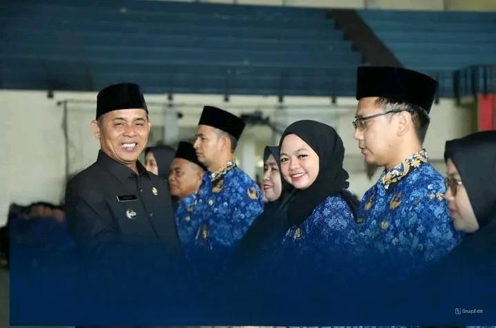 Penyerahan SK & Pelantikan Serta Pengambilan Sumpah Janji PPPK, Formasi Th. 2023 di Pemkab Inhil
