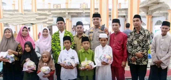 Pj Bupati Herman Dan Tim Safari Ramadhan 1445 H / 2024 M Pemkab Inhil Hadir Di Kecamatan GAS