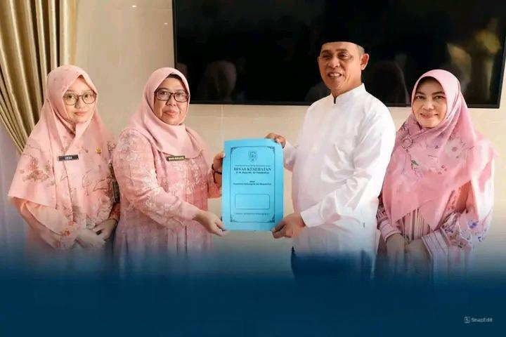 Pj. Bupati Herman Ikuti Rapat Evaluasi Capaian Pelaksanaan Pencegahan Stunting 2024