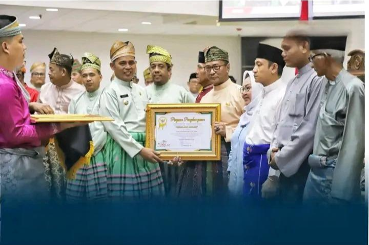 Pj. Bupati Herman Hadiri Rapat Paripurna, Bersempena Milad Kabupaten Inhil ke-59