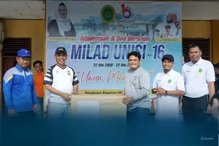 Pj. Bupati Herman Hadiri Sekaligus Buka Kegiatan Bakti Sosial Dalam Rangka Milad UNISI Ke-16