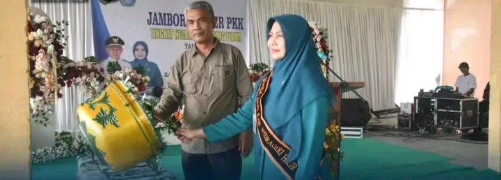 Pj. Bupati Inhil Buka Jambore Kader PKK Tingkat Kecamatan Batang Tuaka