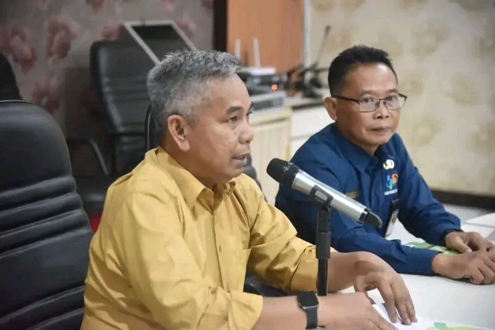 Pj Bupati Inhil Hadiri Press Release BRS Inflasi Kota Tembilahan Bulan Juni 2024