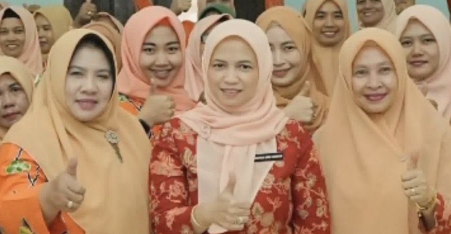 PJ KTP-PKK Inhil Kartika Sari Gelar Yasinan Rutin Bulanan