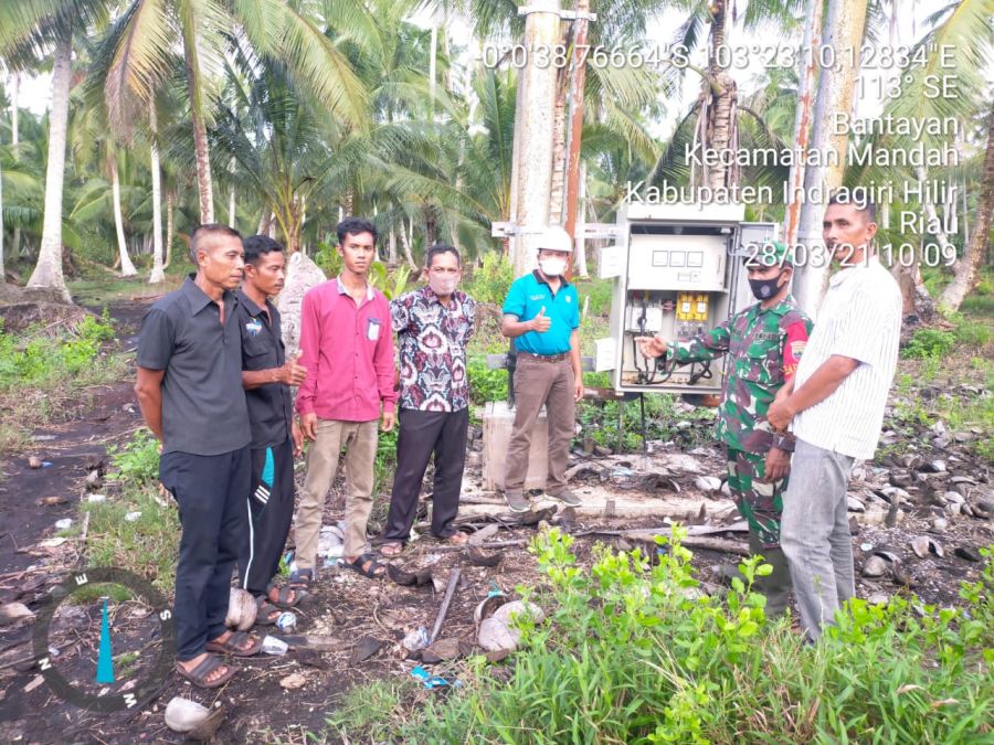 PLN ULP Tembilahan Operasikan Travo di Desa Bantaian