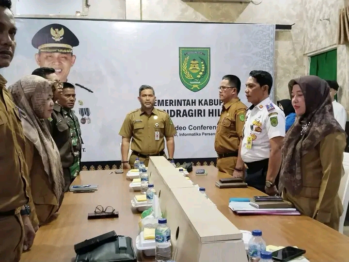 Pj Bupati Inhil Buka Rapat Koordinasi Pengendalian Inflasi dan Penanganan Folio