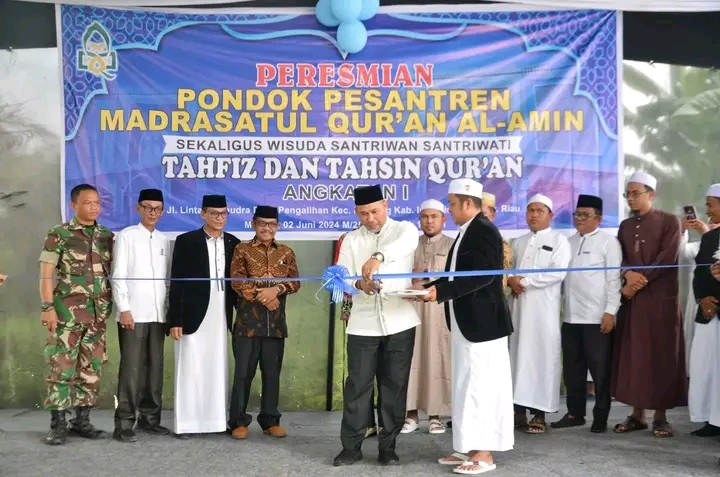 Resmikan Ponpes Madrasatul Qur'an Al-Amin, Pj Bupati Saksikan Wisuda Tahfidz dan Tahsin Angkatan I