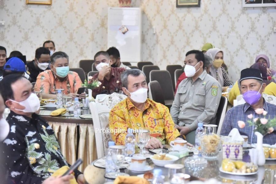 Sebelum Meninggalkan Inhil Hari Ke 2 Kunker, Bupati HM. Wardan Jamu Sarapan Pagi Gubernur Riau
