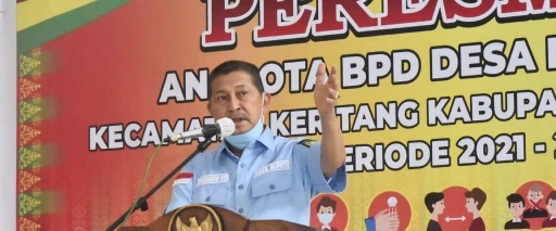 Wabup Inhil Peringatkan Anggota BPD Untuk Bekerja Maksimal